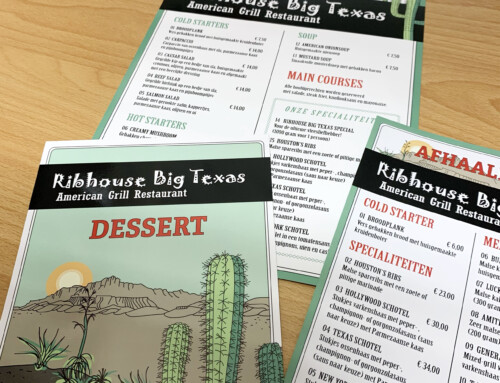Big Texas menukaarten